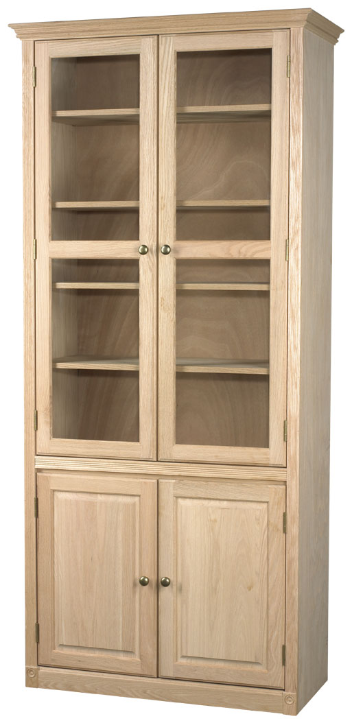 Oak Bookshelf With Glass Doors Bookcases Lower Bookcases With Lower Doors Amp Glass Maple Oak